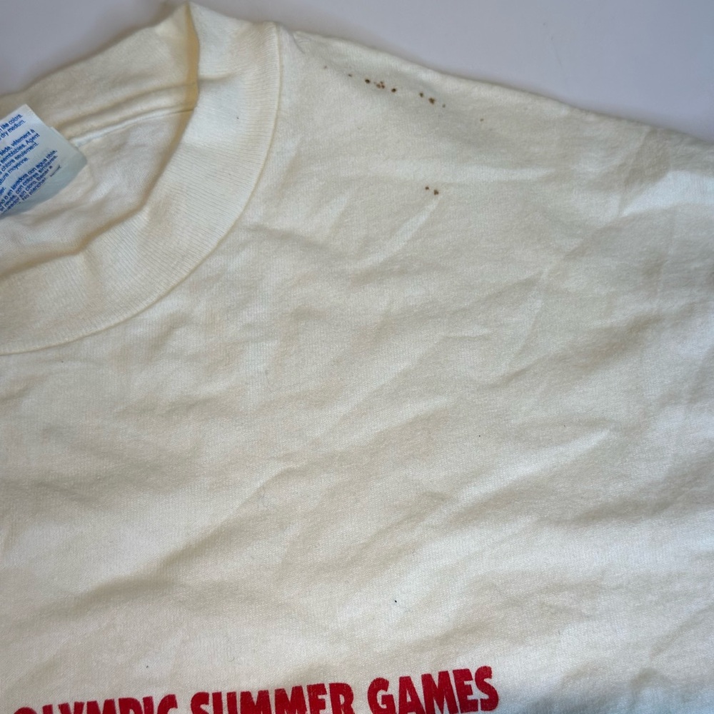 Coca-Cola Multicolor Olympic Block Graphic Tee - Red, Green, Teal, Yellow - Picture 4 of 10